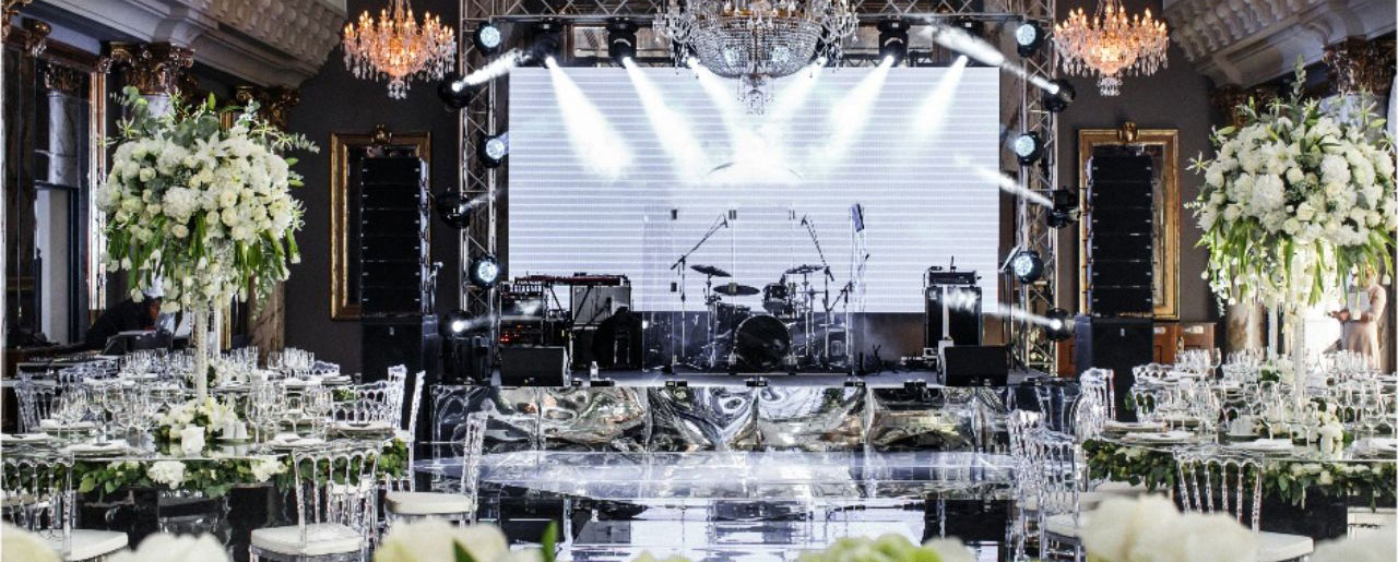 Furniture, lighting & audio